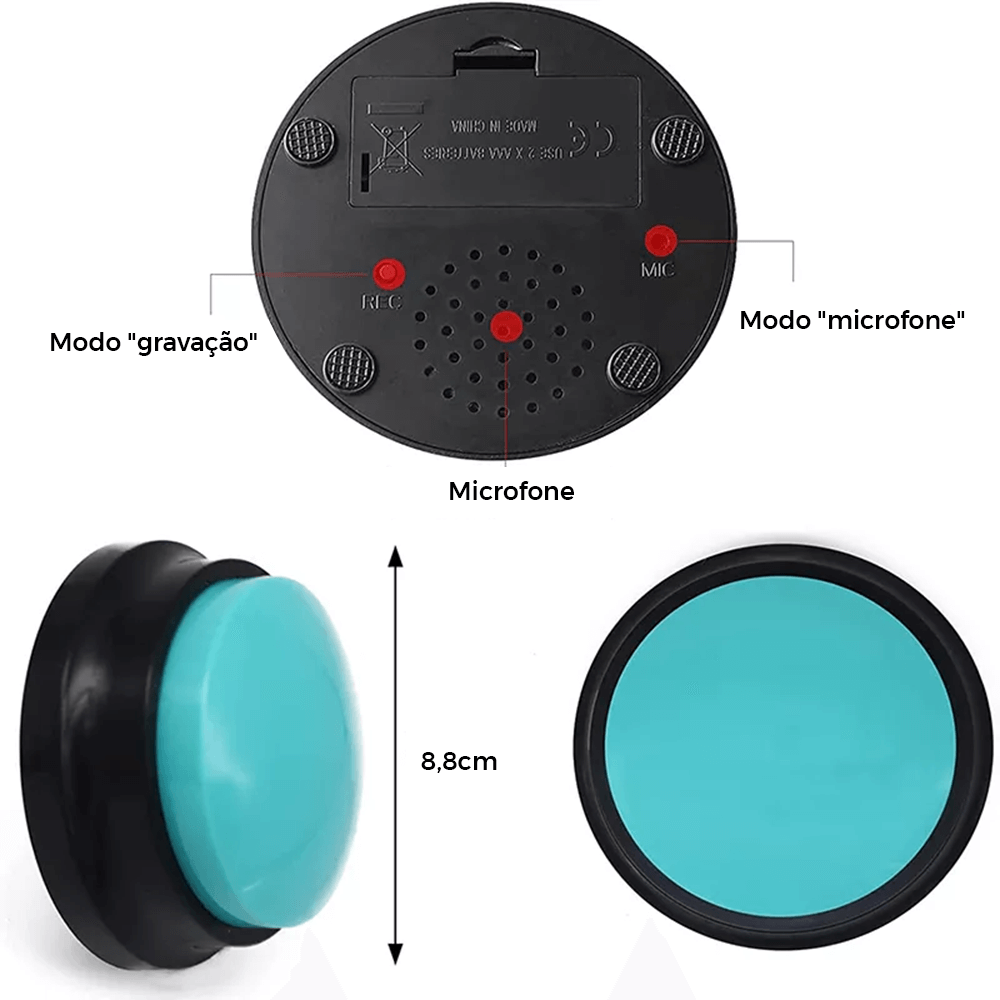 Dog Speaker Training Button